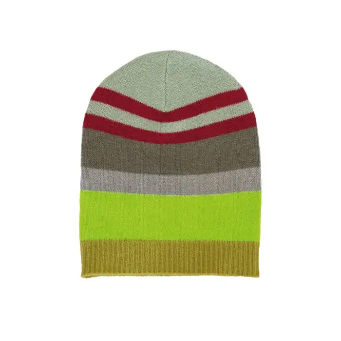 Wool & Cashmere Hat - Lime