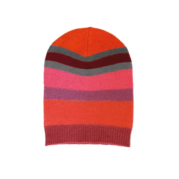 Wool & Cashmere Hat - Coral