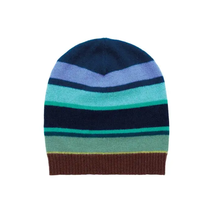 Wool & Cashmere hat - Ocean