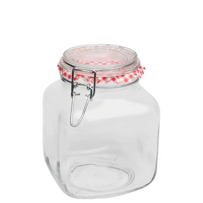 Borgonovo Voorraadbokalen met Beugelklem 1,7l