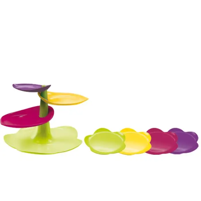 Zak!Designs Sweety Cake Stand S with 4 Plates