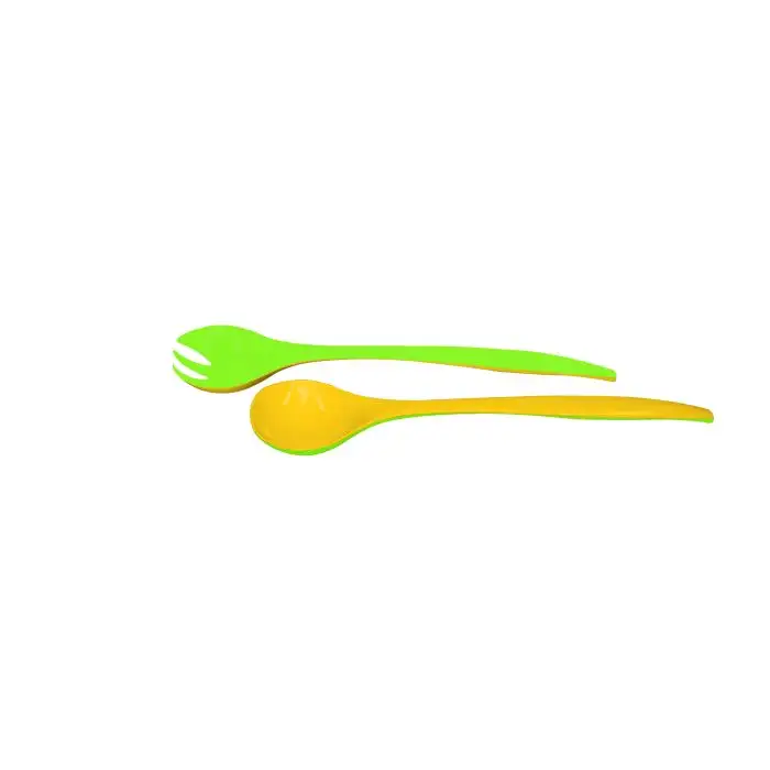 Zak!Designs Two-tone Salad Servers 22 cm