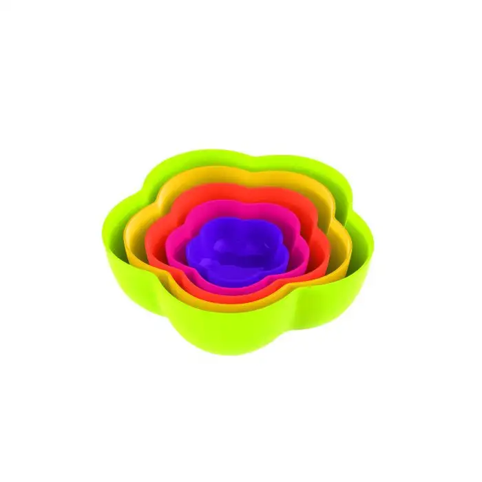 Zak!Designs Sweety Bowl Flower Set of 5 Pieces