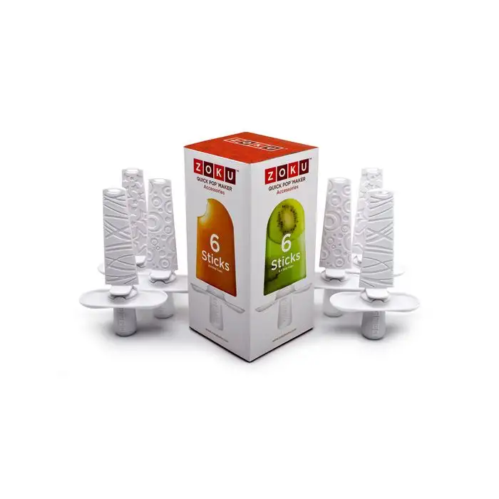 Zoku Quick Pop Sticks Set for 6 Ice Creams