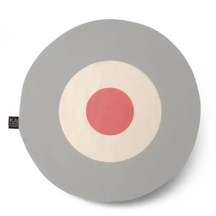 Kai Copenhagen Cushion grey/coral