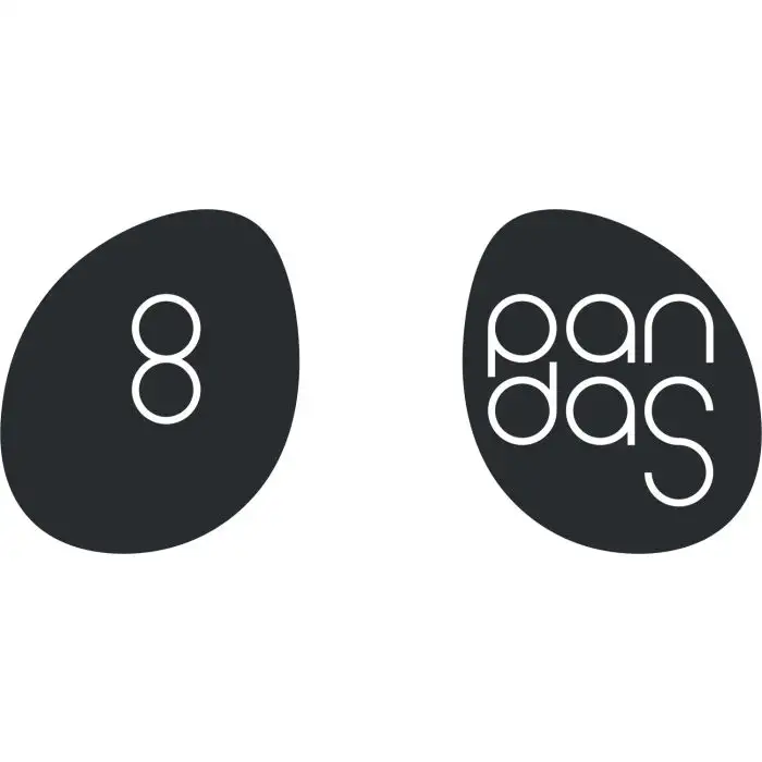 8Pandas 8Pandas Design Breakfast Plate