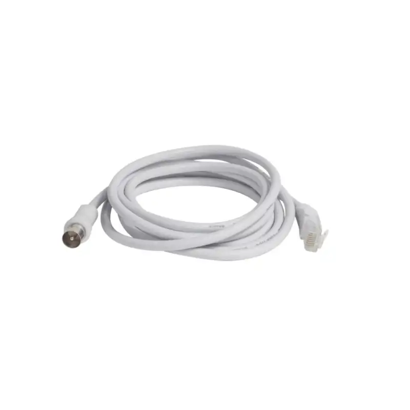 AXITRONIC Cordon Ethernet 2 mètres RJ45 - IEC pour Télévision