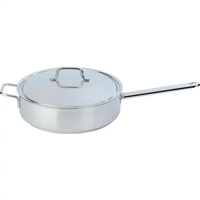 44424A Demeyere Apollo 7 Sauteuse basse avec couvercle 24cm