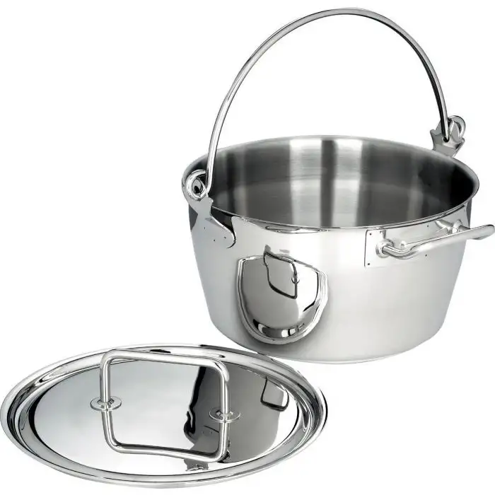 82930 Demeyere Marmite à Confitures/Fruits de mer/Homards Avec Couvercle 30cm-10l