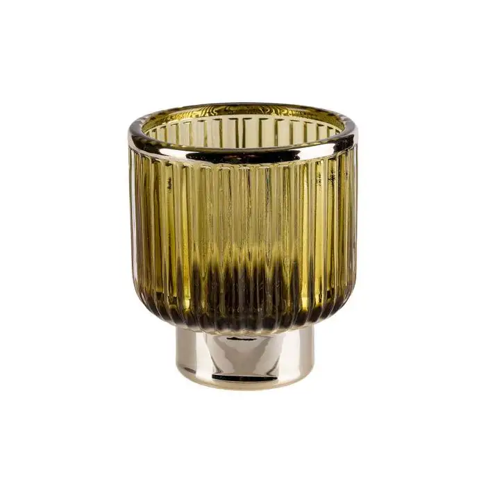 Cosy @ Home Bougeoir Romieu Vert 8x8xh9cm Verre
