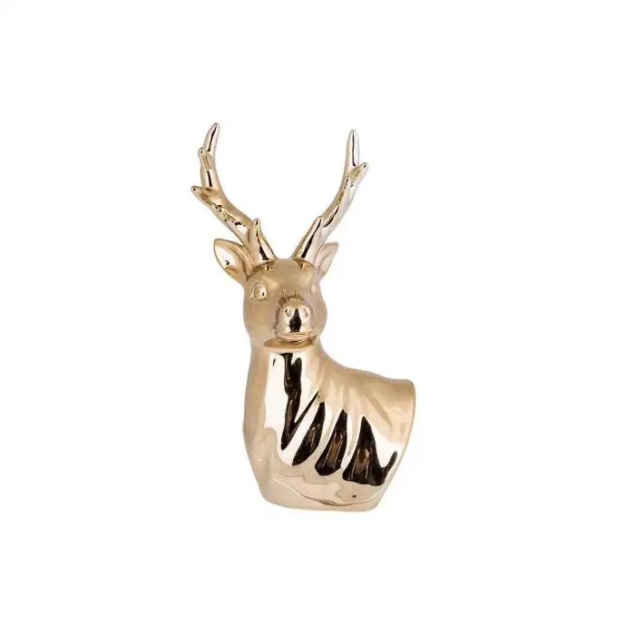 Cosy @ Home Buste Deer Dore 10,8x9xh19,3cm Cera