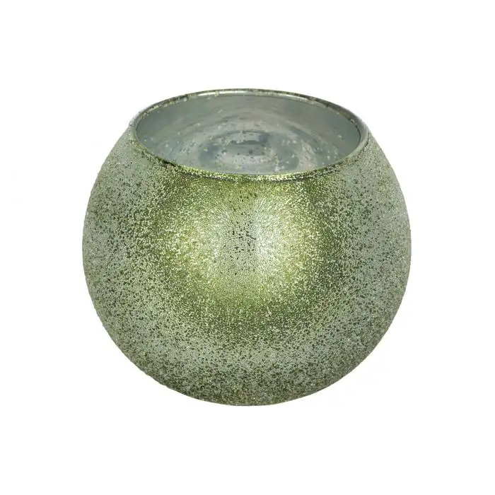 Cosy @ Home Bougeoir Sugar Vert D11xh10cm Verre