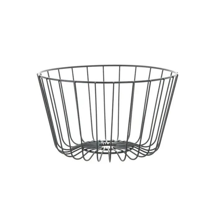 Cosy & Trendy Panier A Fruits Noir D24xh14,5cm