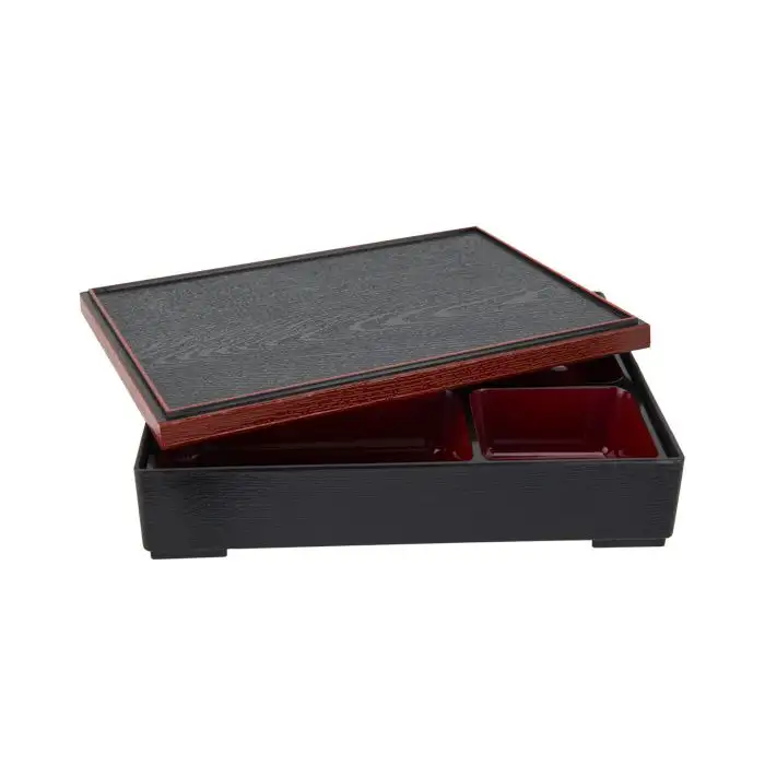 Cosy & Trendy Asian Bento Box Noir-rouge 27x21x6cm