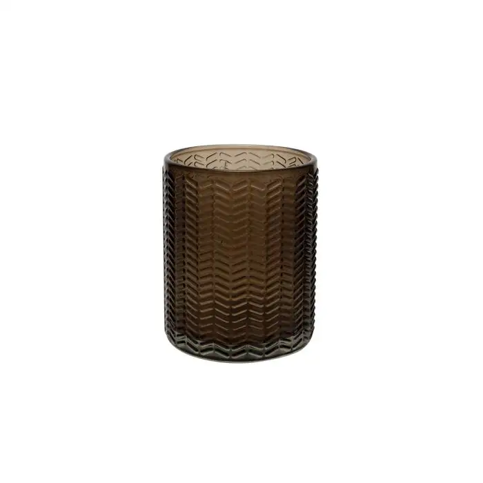 Cosy @ Home Bougeoir Zigzag Brun 10x10xh12,5c