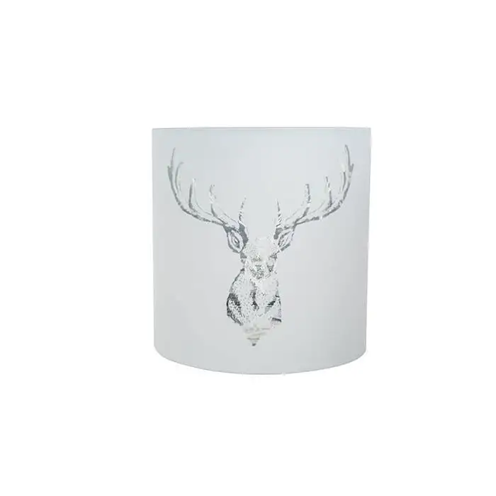 Cosy @ Home Deerhead Silver Matt Blanc 20x20xh20cm R