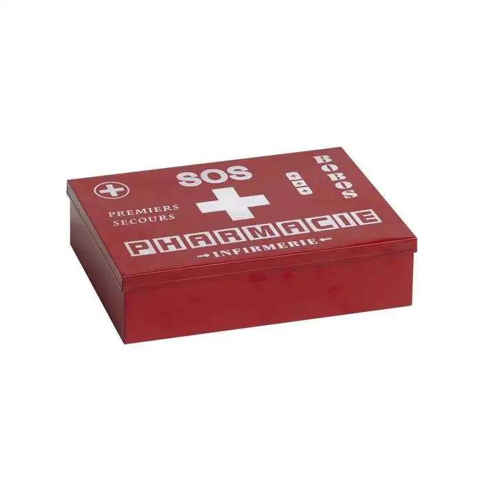 Boite metale pharmacie 30,5x22xh8cm