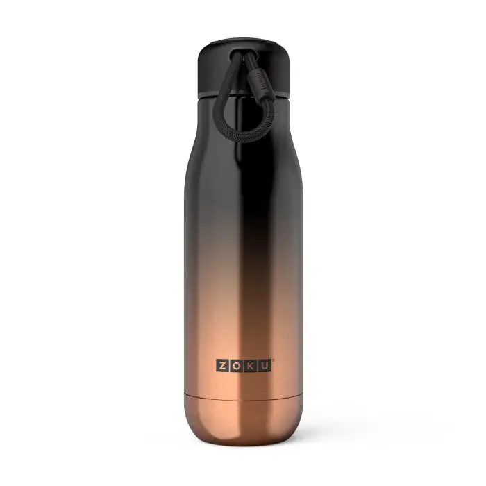 Zoku Hydration Stainless Steel Bottle Gold Ombre 500 ml