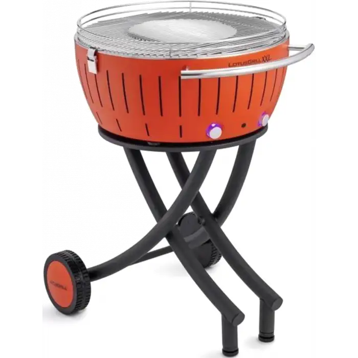 LotusGrill XXL 552204 Le Barbecue à charbon de bois sans fumée Orange