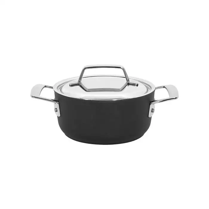 13316 Demeyere Alu Pro 5 Casserole Avec Couvercle Inox 16 Cm