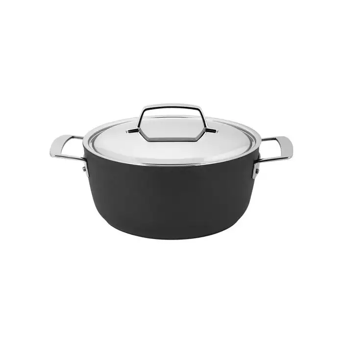 13324 Demeyere Alu Pro 5 Casserole Avec Couvercle Innox 24 Cm