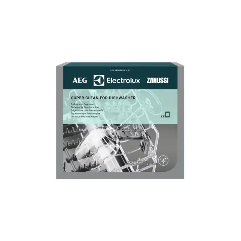 PRÉPARATION DÉGRAISSANTE SUPER CLEAN POUR LAVE-VAISSELLE, 2 PCS ELECTROLUX - 902980447