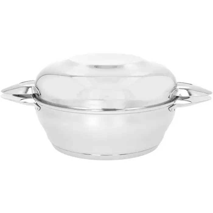 10822 Demeyere Resto Casserole À Moules Avec Couvercle 22 Cm -2.3 L